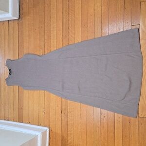 Uniqlo, Cotton Blend, Knit Sleeveless Maxi Dress, Tan, VGUC, Women's XS